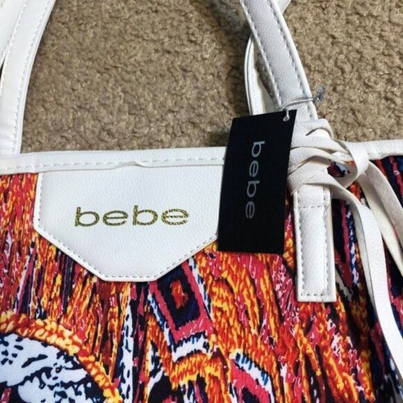 NWT Bebe Peacock Tote - Picture 3 of 6